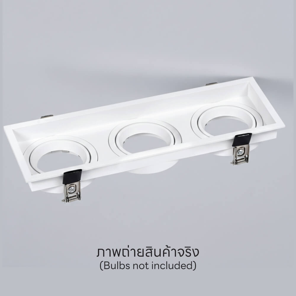 ดาวน์ไลท์ SL LIGHTING 584 ทรงสี่เหลี่ยม สีขาว