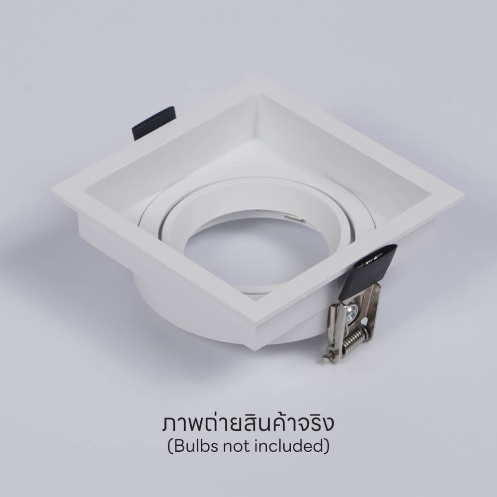 ดาวน์ไลท์ SL LIGHTING 584 สีขาว สี่เหลี่ยม