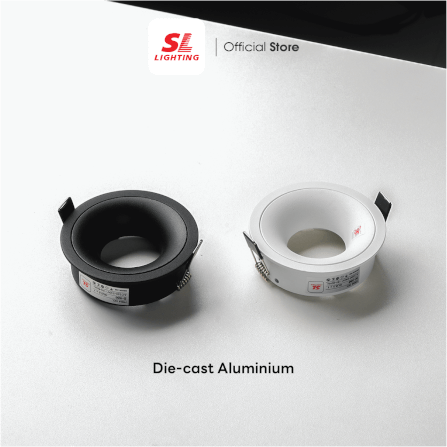 ดาวน์ไลท์ SL LIGHTING 586 ทรงกลม สีดำ_2