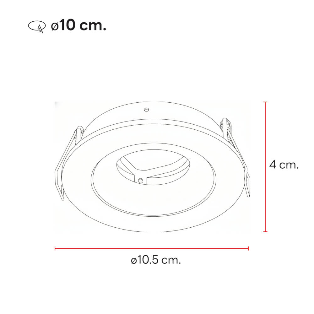 ดาวน์ไลท์ SL LIGHTING 588-1 สีขาว กลม