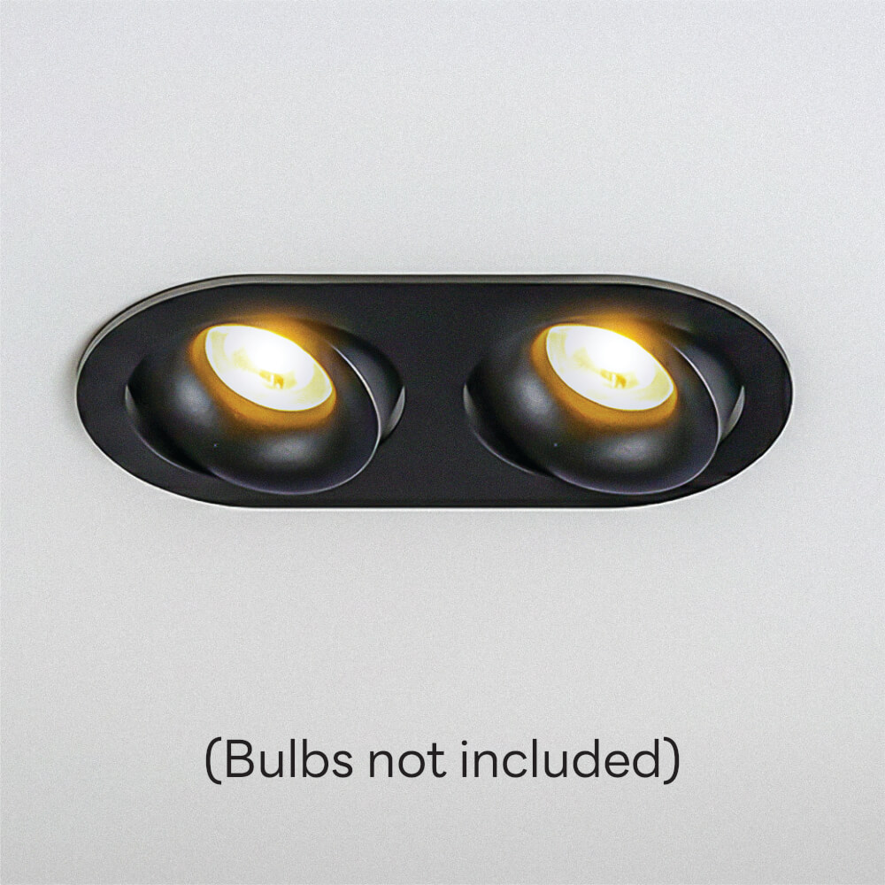 ดาวน์ไลท์ SL LIGHTING 588-2 สีดำ วงรี