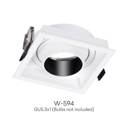 ดาวน์ไลท์ SL LIGHTING 594 สีขาว สี่เหลี่ยม_2