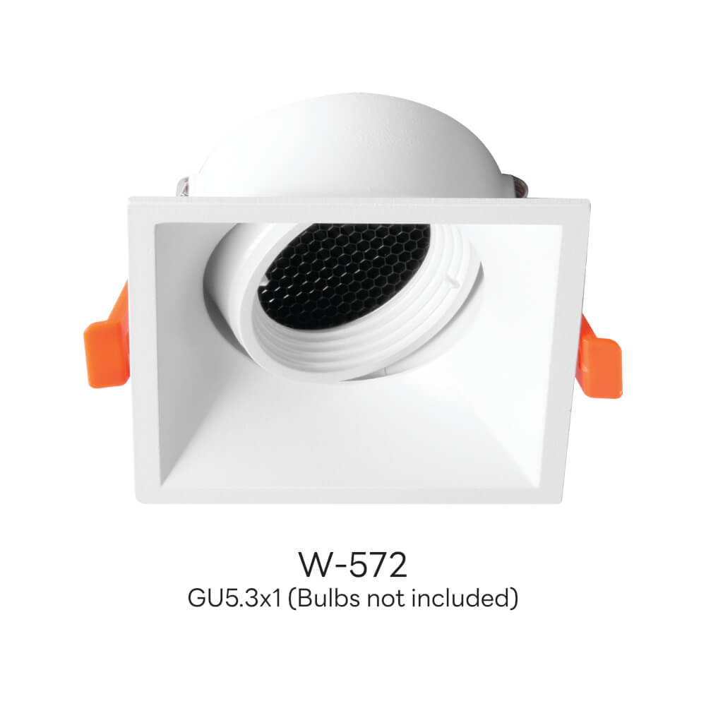 ดาวน์ไลท์ SL LIGHTING 572 ทรงสี่เหลี่ยม สีขาว