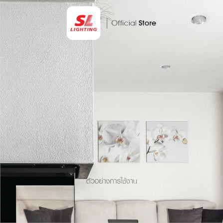 ดาวน์ไลท์ SL LIGHTING G-620 4 นิ้ว ทรงกลม สีขาว (หน้ากระจก)_2