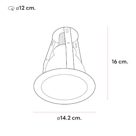 ดาวน์ไลท์ SL LIGHTING 620 4 นิ้ว ทรงกลม สีขาว_1
