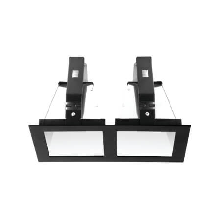 ดาวน์ไลท์ SL LIGHTING 630 ทรงสี่เหลี่ยม สีดำ_0