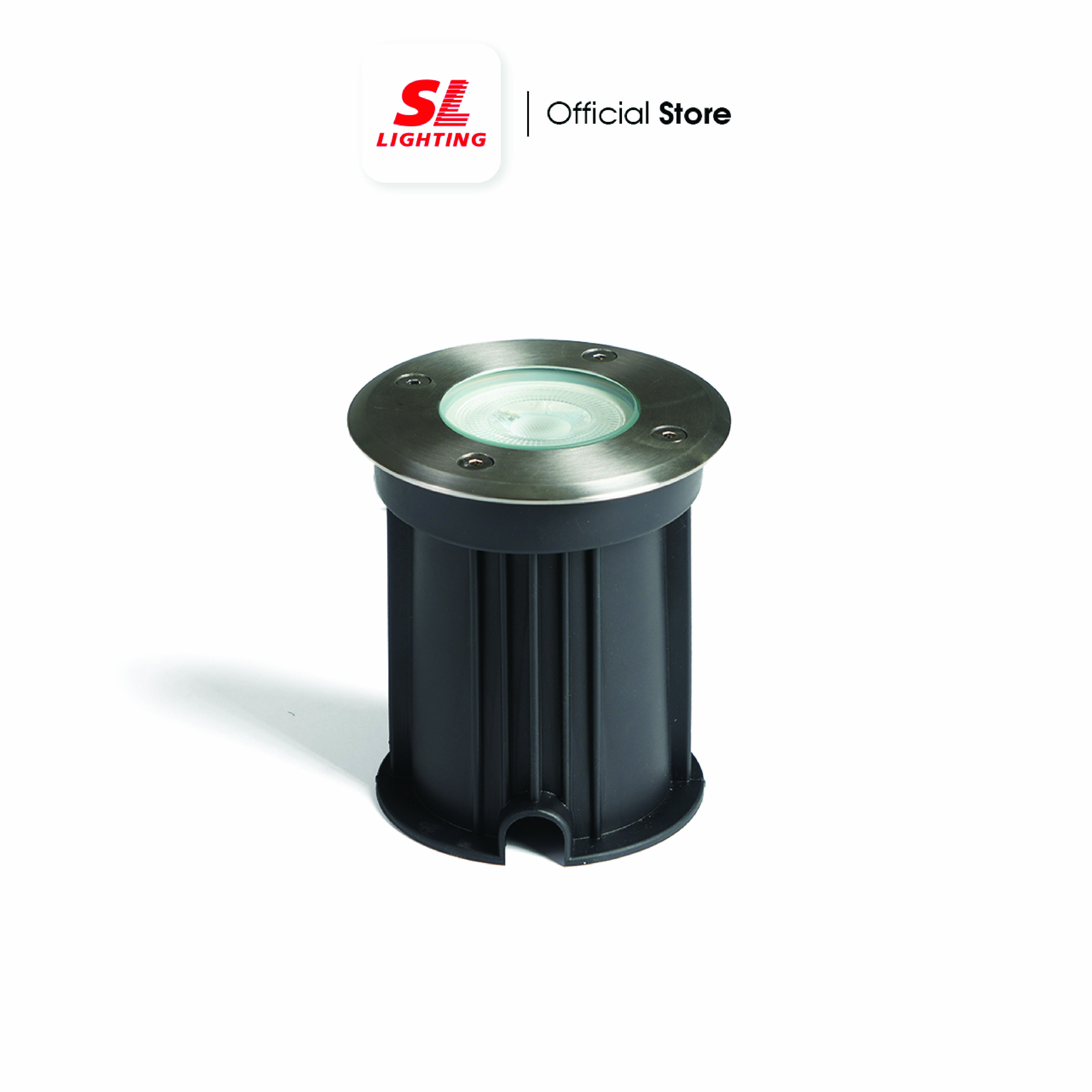 ไฟฝังพื้น SL LIGHTING 6550 MR16 GU5.3 สีเงิน