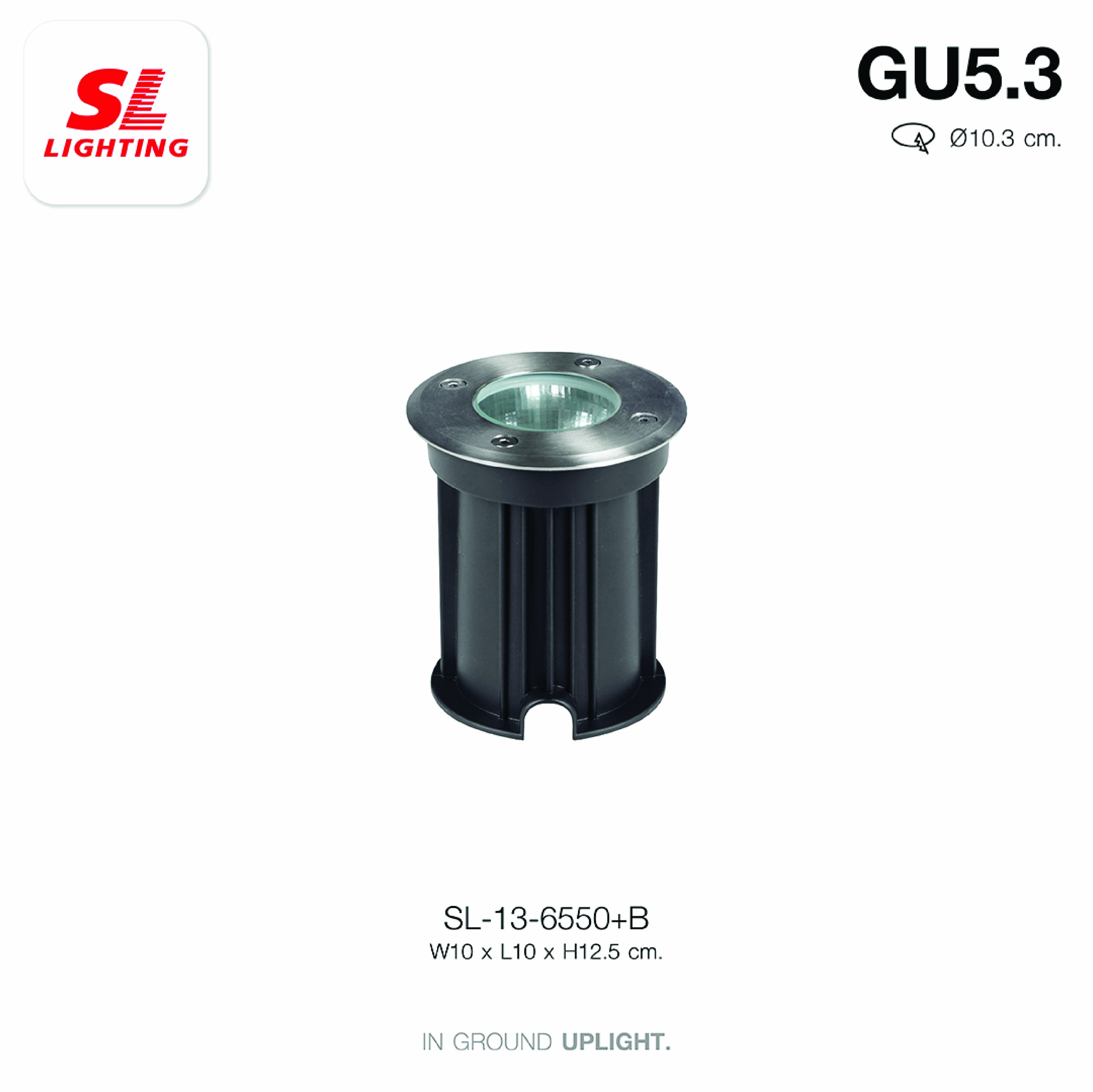 ไฟฝังพื้น SL LIGHTING 6550 MR16 GU5.3 สีเงิน_1