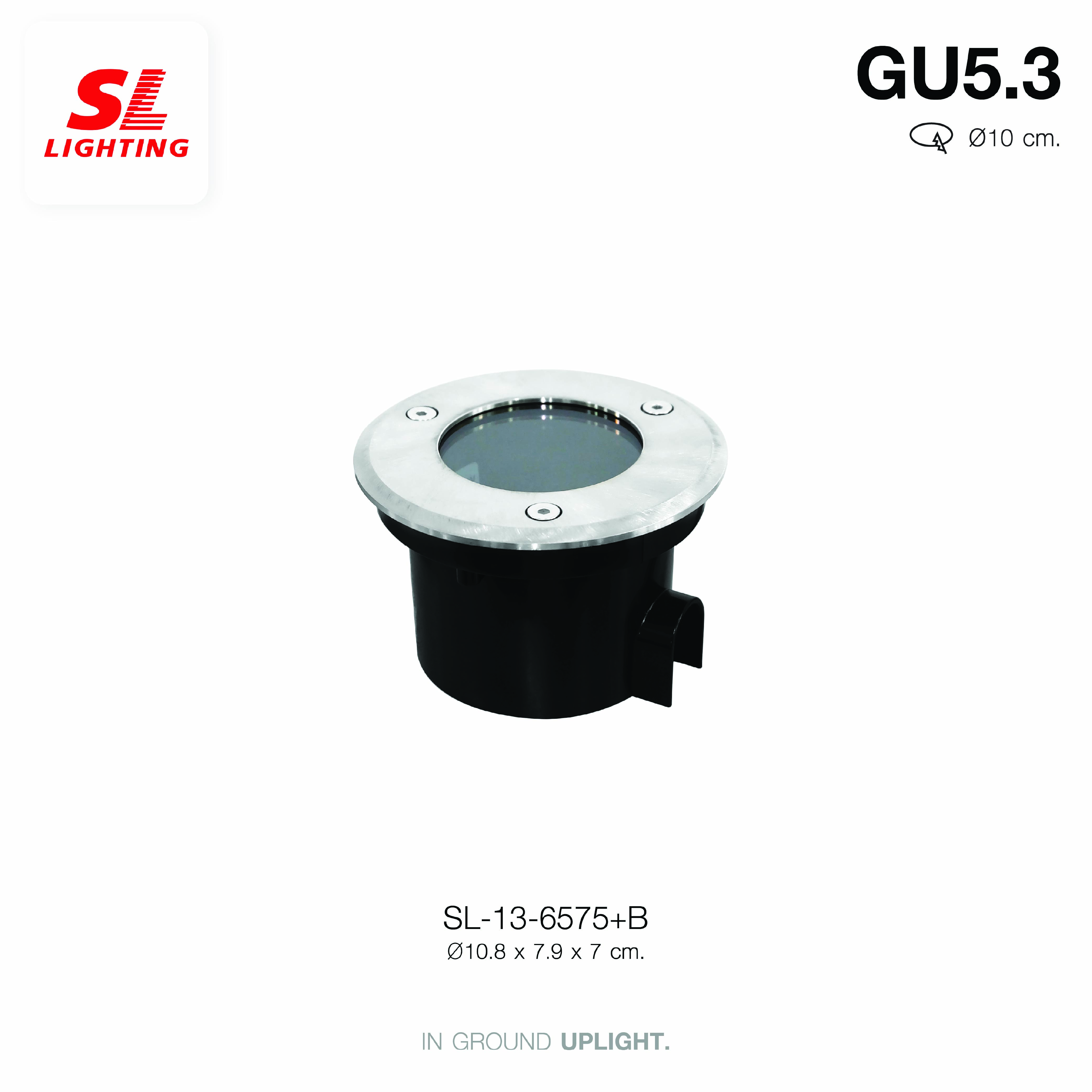ไฟฝังพื้น SL LIGHTING 6575 MR16 GU5.3 สีเงิน