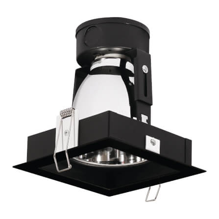 ดาวน์ไลท์ SL LIGHTING 661 ทรงสี่เหลี่ยม สีดำ_0