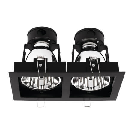 ดาวน์ไลท์ SL LIGHTING 662 10 นิ้ว ทรงสี่เหลี่ยม สีดำ_0