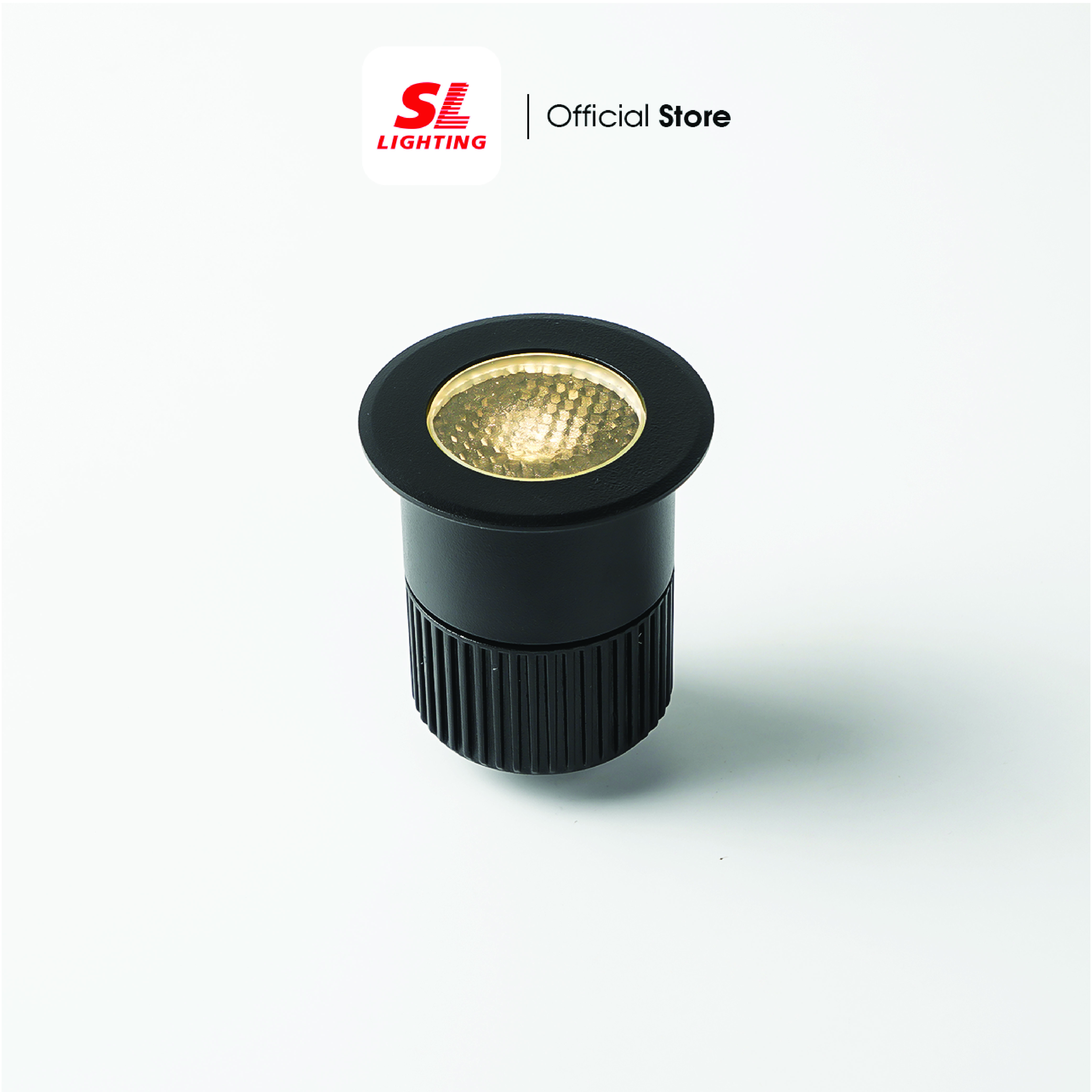 ไฟฝังพื้น LED SL LIGHTING 6645 5W WARM WHITE สีดำ_2