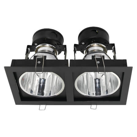 ดาวน์ไลท์ SL LIGHTING 668 ทรงสี่เหลี่ยม สีดำ_0