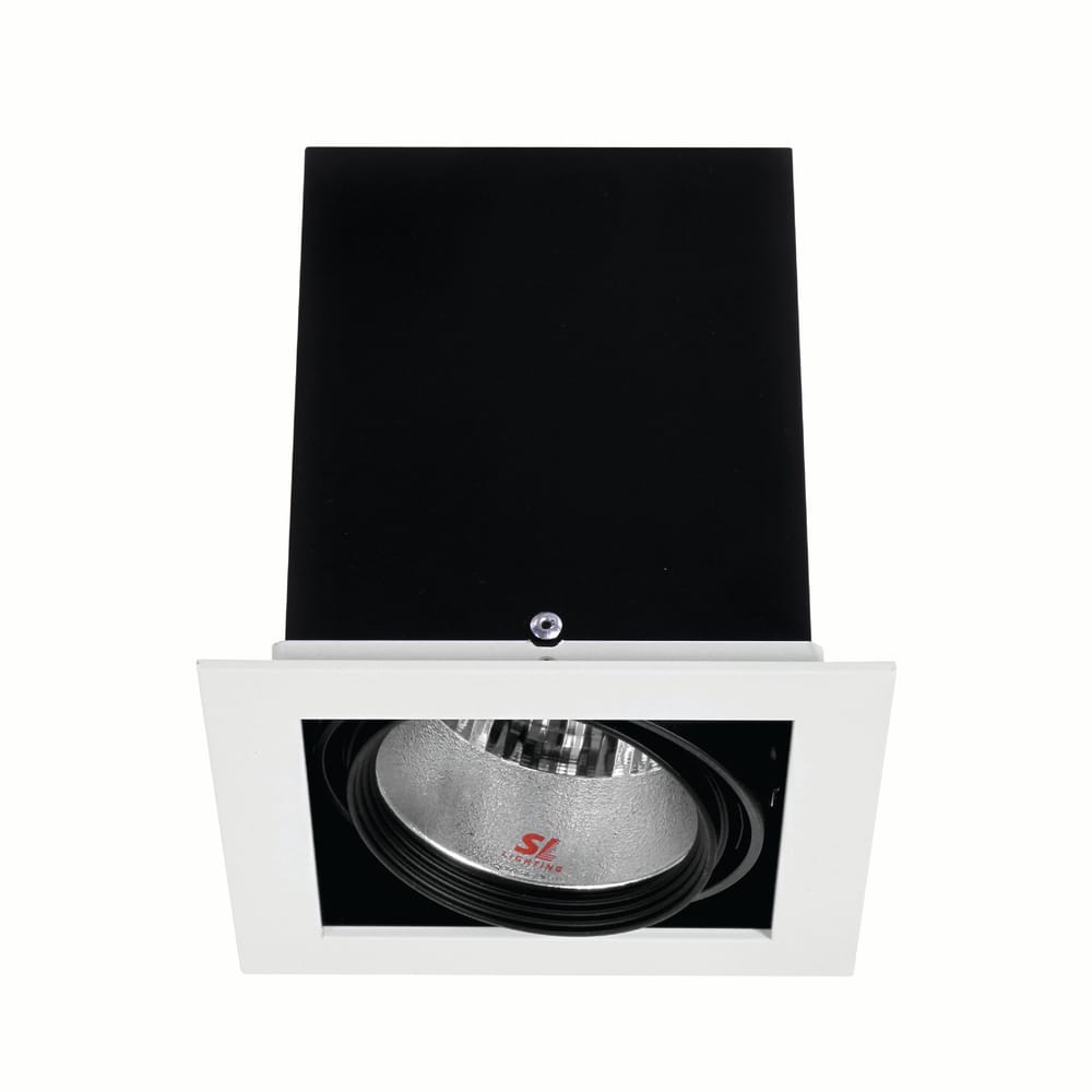 ดาวน์ไลท์ SL LIGHTING 669 สี่เหลี่ยม E27 สีขาว