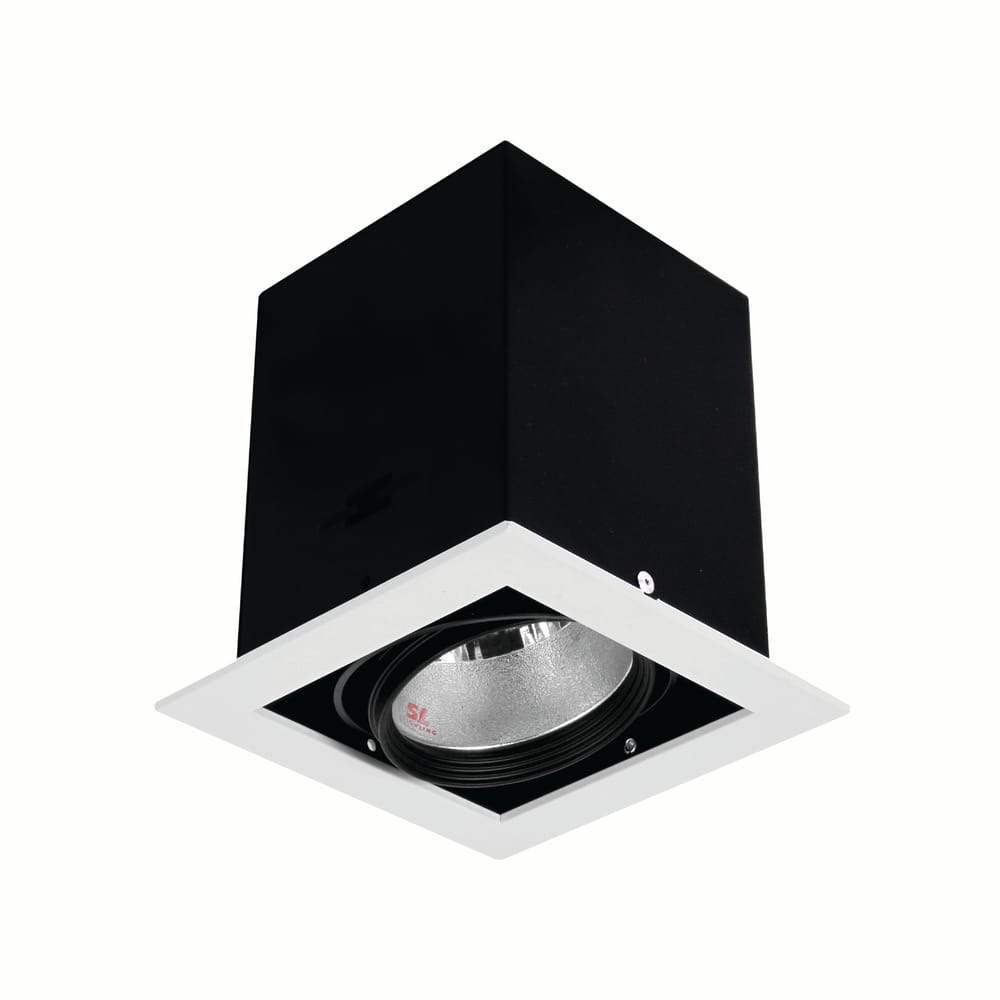 ดาวน์ไลท์ SL LIGHTING 669 สี่เหลี่ยม E27 สีขาว