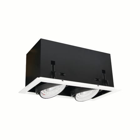 ดาวน์ไลท์ SL LIGHTING 672 สี่เหลี่ยม PAR30 E27 2 ขั้ว สีขาว_0