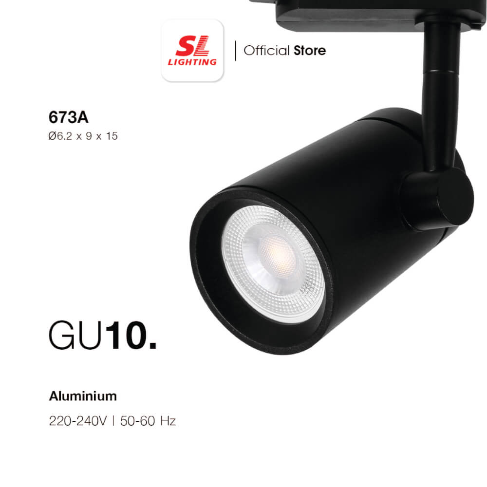 แทรคไลท์ ติดราง GU10 SL LIGHTING 673A สีขาว
