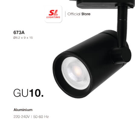 แทรคไลท์ ติดราง GU10 SL LIGHTING 673A สีขาว_2