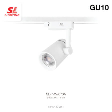 แทรคไลท์ ติดราง GU10 SL LIGHTING 673A สีขาว_1