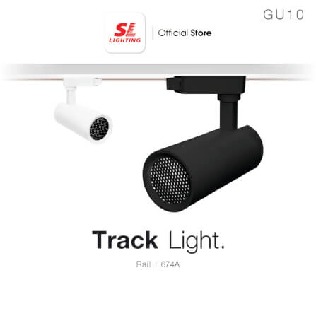 แทรคไลท์ ติดราง GU10 SL LIGHTING 674A สีดำ_3