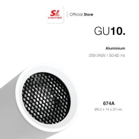 แทรคไลท์ ติดราง GU10 SL LIGHTING 674A สีดำ_2