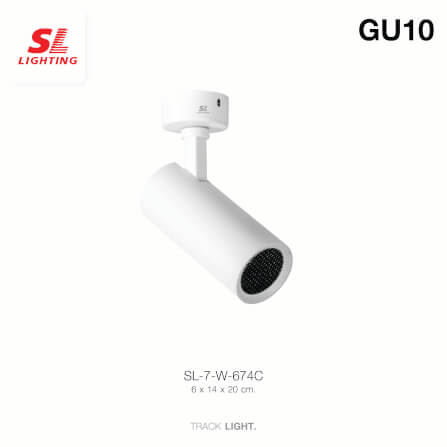 แทรคไลท์ ติดลอย GU10 SL LIGHTING 674C สีขาว_1