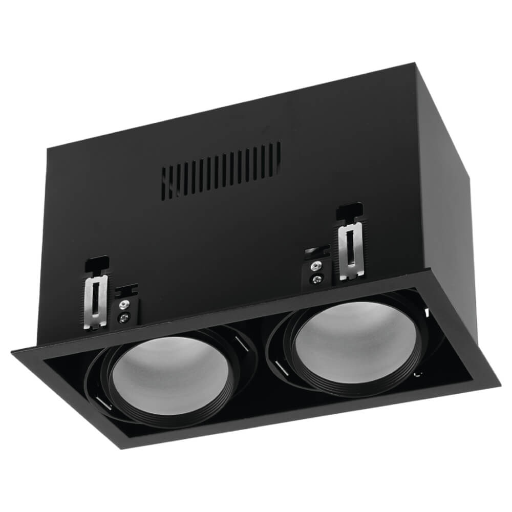 ดาวน์ไลท์ SL LIGHTING 679-2 ทรงสี่เหลี่ยม สีดำ