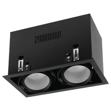 ดาวน์ไลท์ SL LIGHTING 679-2 ทรงสี่เหลี่ยม สีดำ_0