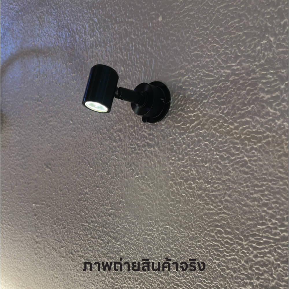 ไฟตู้กระจก LED SL LIGHTING 728C 1 วัตต์ WARM WHITE สีดำ
