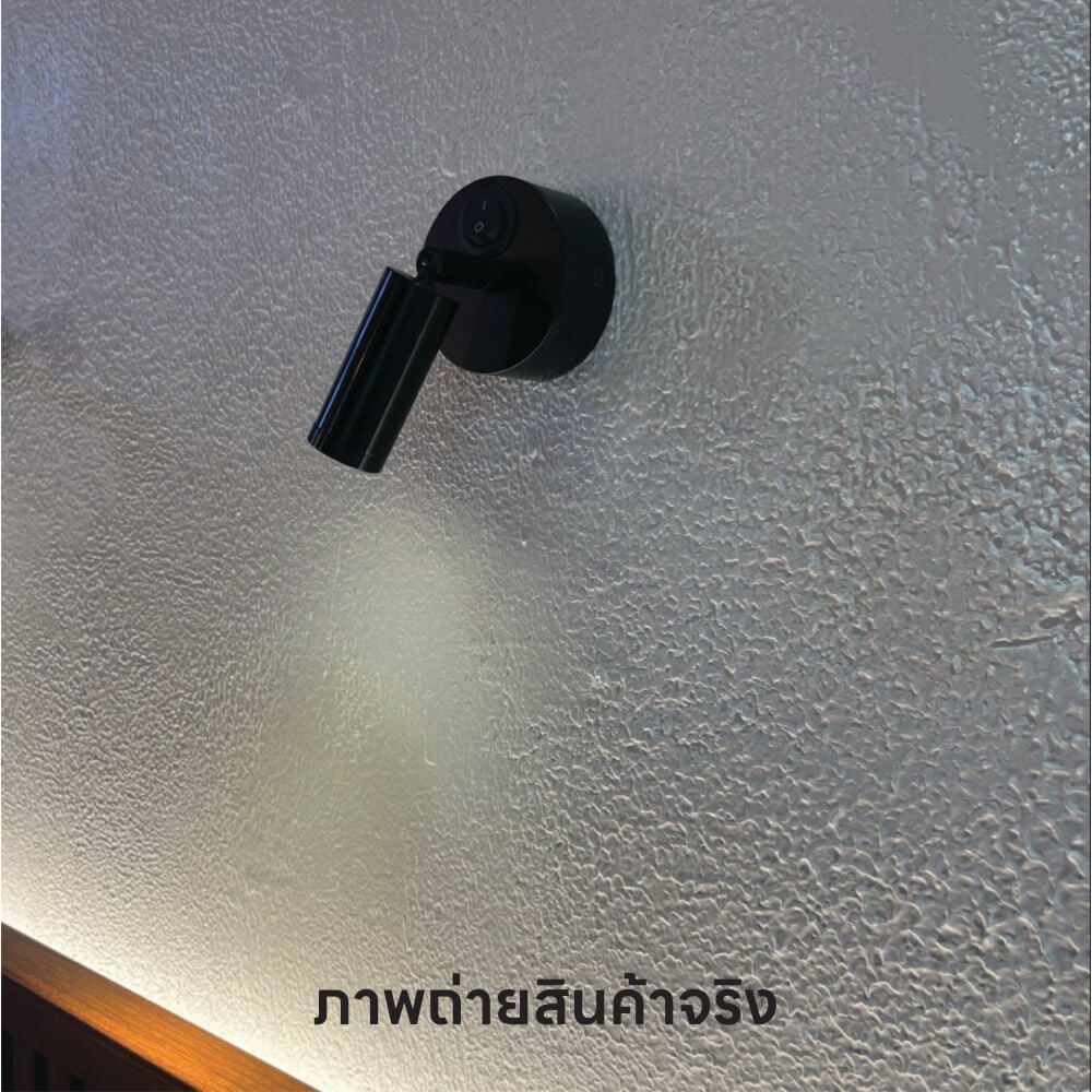 ไฟตู้กระจก LED SL LIGHTING 729C 3 วัตต์ WARM WHITE สีดำ