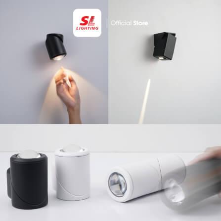 ไฟผนังภายนอก LED SL LIGHTING 8802 10 วัตต์ WARM WHITE สีขาว_1