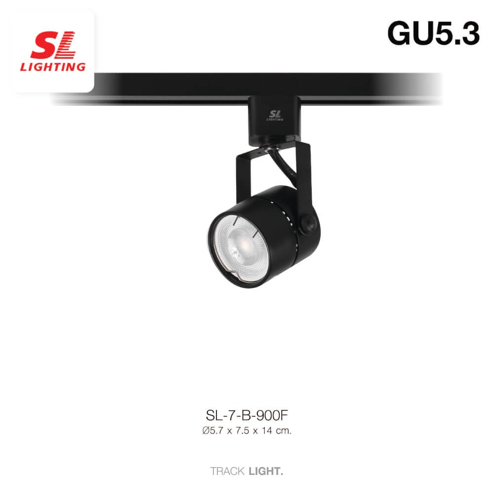 แทรคไลท์ ติดราง GU5.3 SL LIGHTING 900F สีดำ