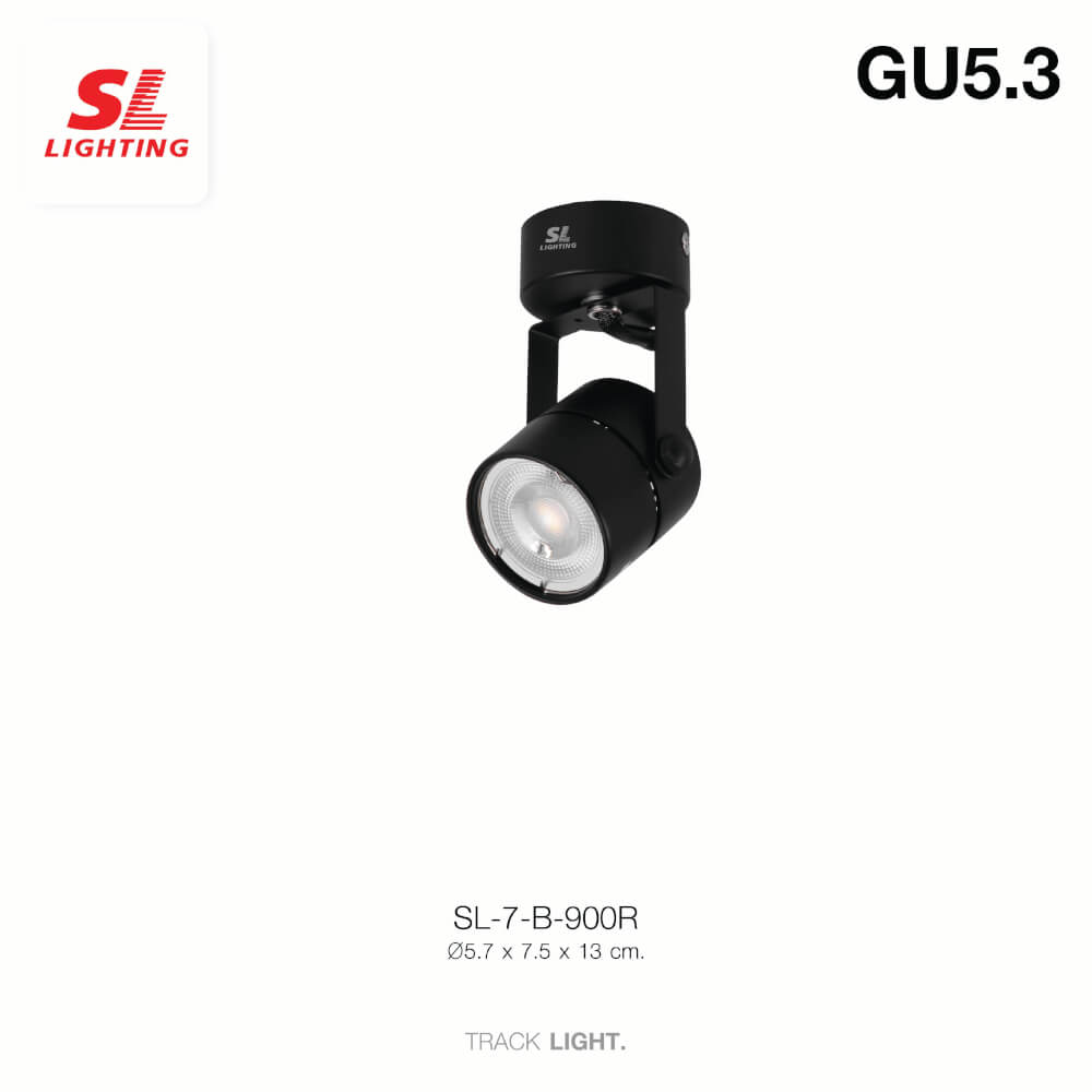 แทรคไลท์ ติดลอย GU10 SL LIGHTING 900R สีดำ