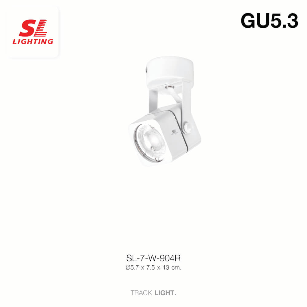 แทรคไลท์ ติดลอย GU10 SL LIGHTING 904R สีขาว