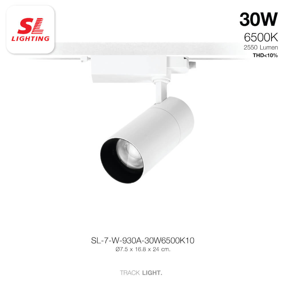 แทรคไลท์ LED SL LIGHTING 930A THD<10 30 วัตต์ DAY LIGHT สีดำ