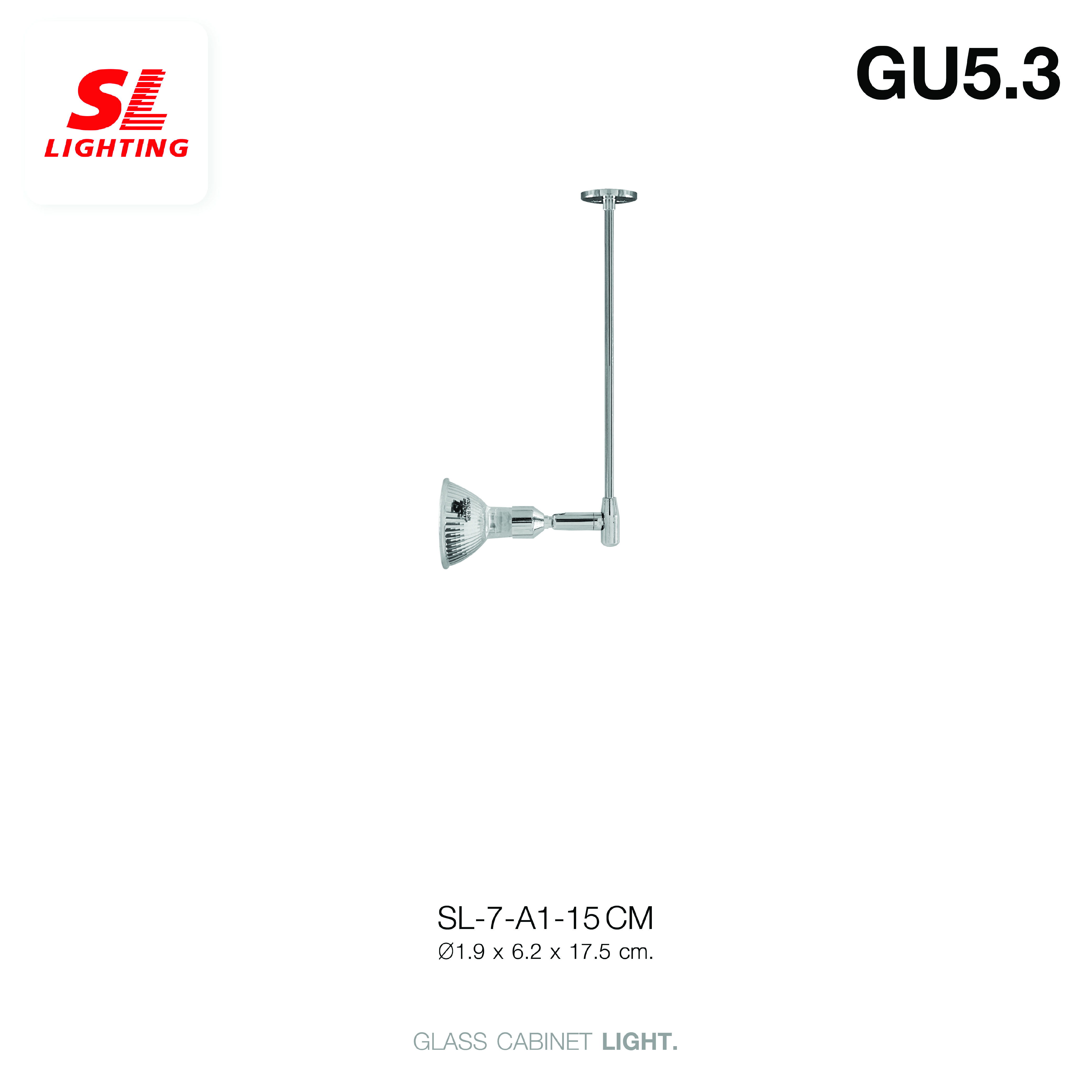 ไฟตู้กระจก SL LIGHTING A1 GU5.3 15 ซม._4