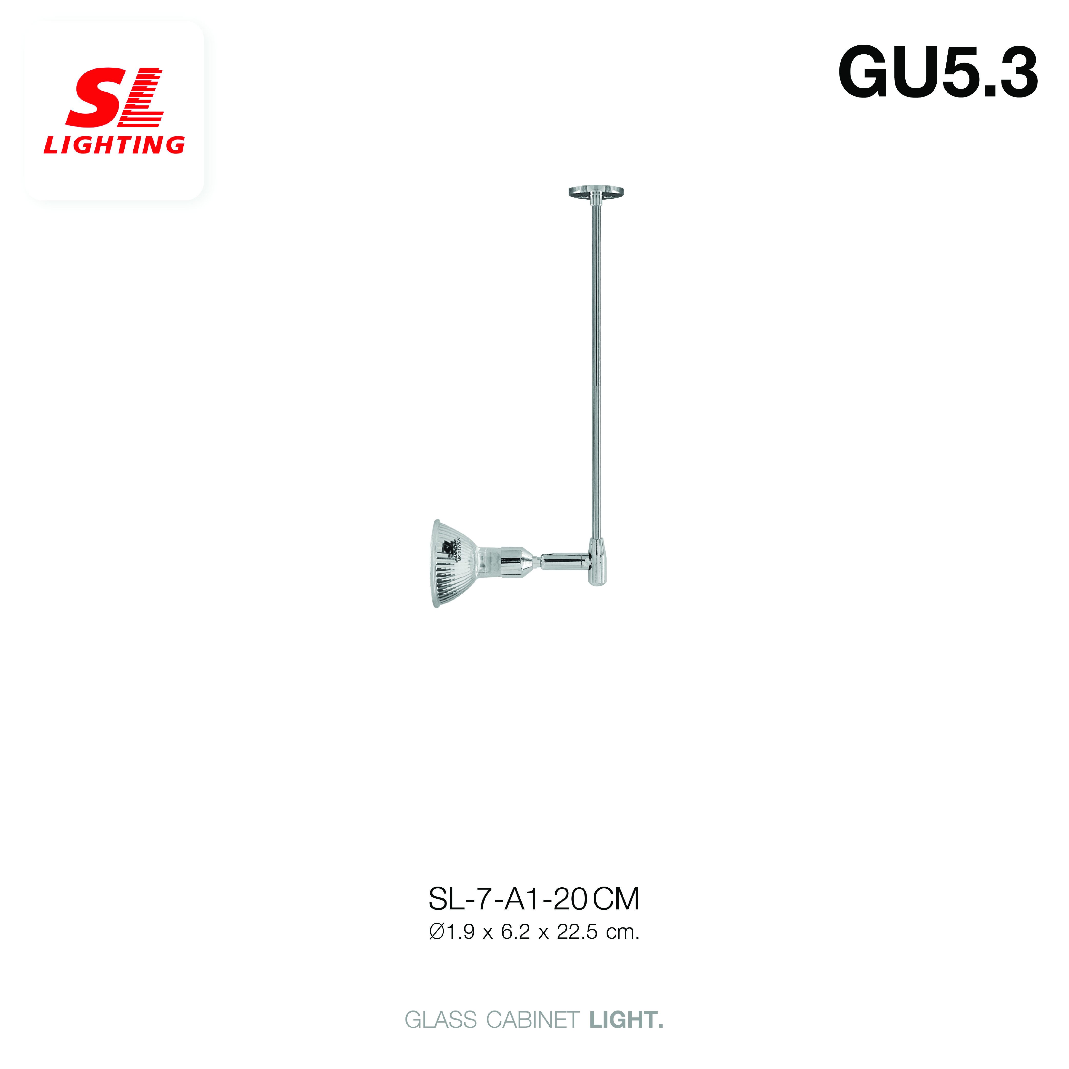ไฟตู้กระจก SL LIGHTING A1 GU5.3 20 ซม._4