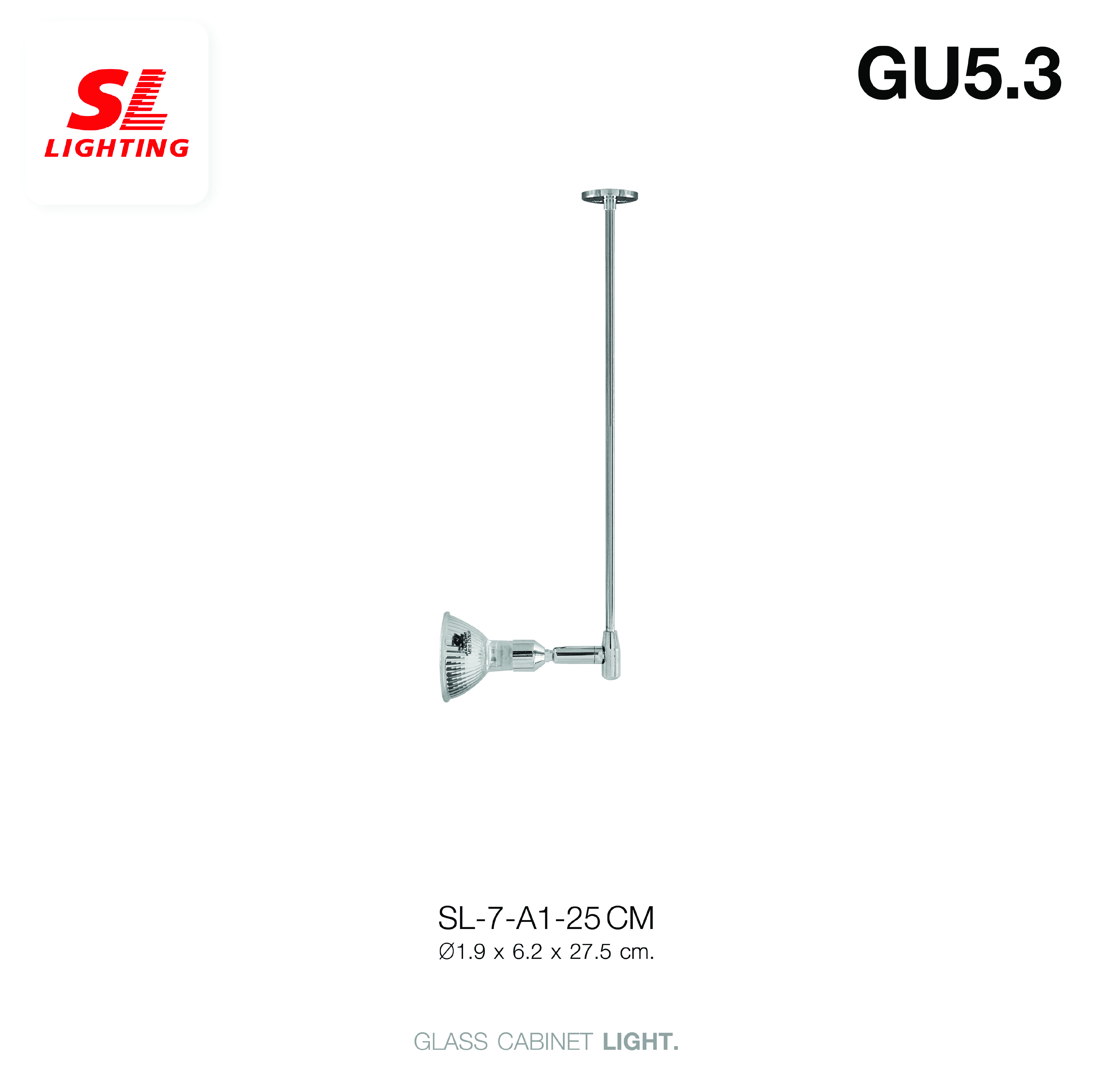 ไฟตู้กระจก SL LIGHTING A1 GU5.3 25 ซม._4