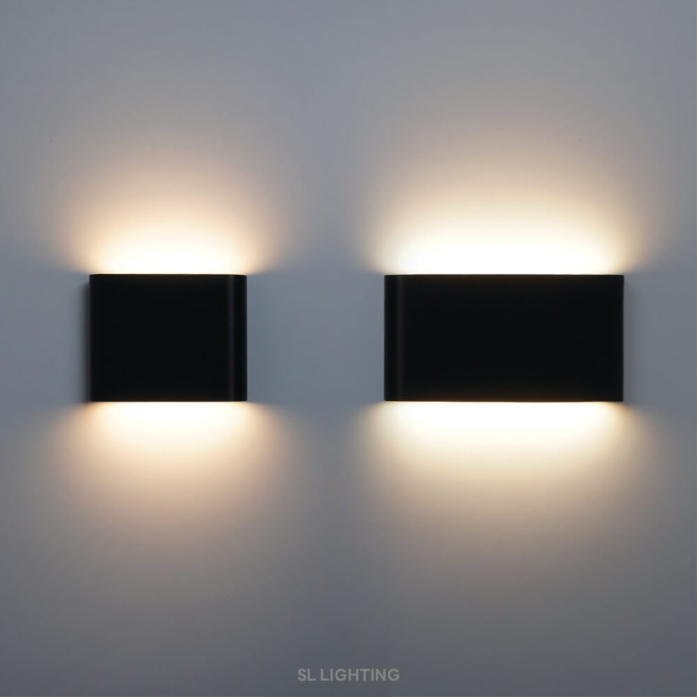 ไฟผนังภายนอก LED SL LIGHTING ALLIUM 12 วัตต์ WARM WHITE สีดำ