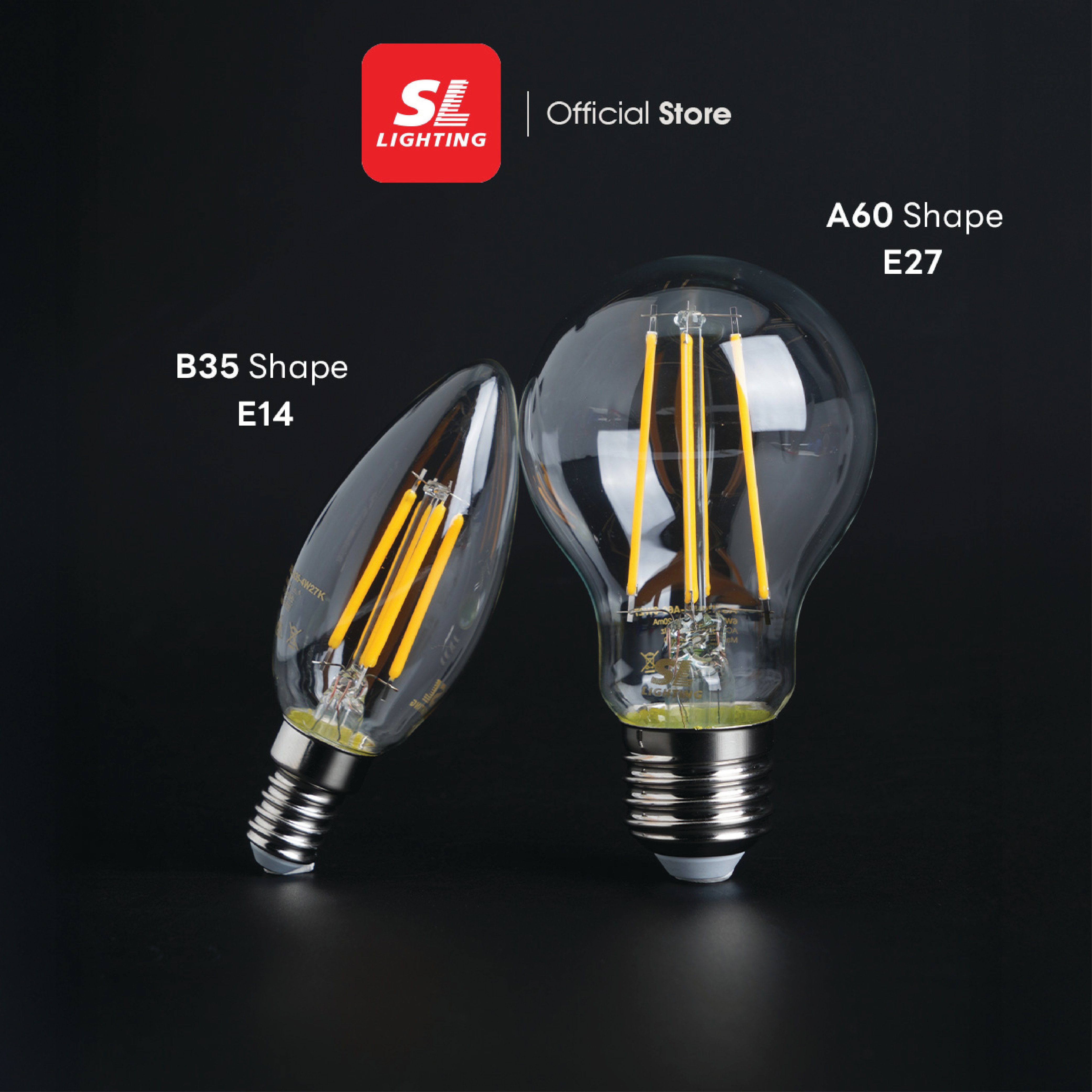 หลอด LED SL LIGHTING FILAMENT A60 E27 6 วัตต์ WARMWHITE_3