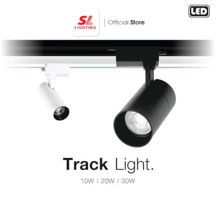 แทรคไลท์ LED SL LIGHTING 930A THD<10 20 วัตต์ COOL WHITE สีดำ_5