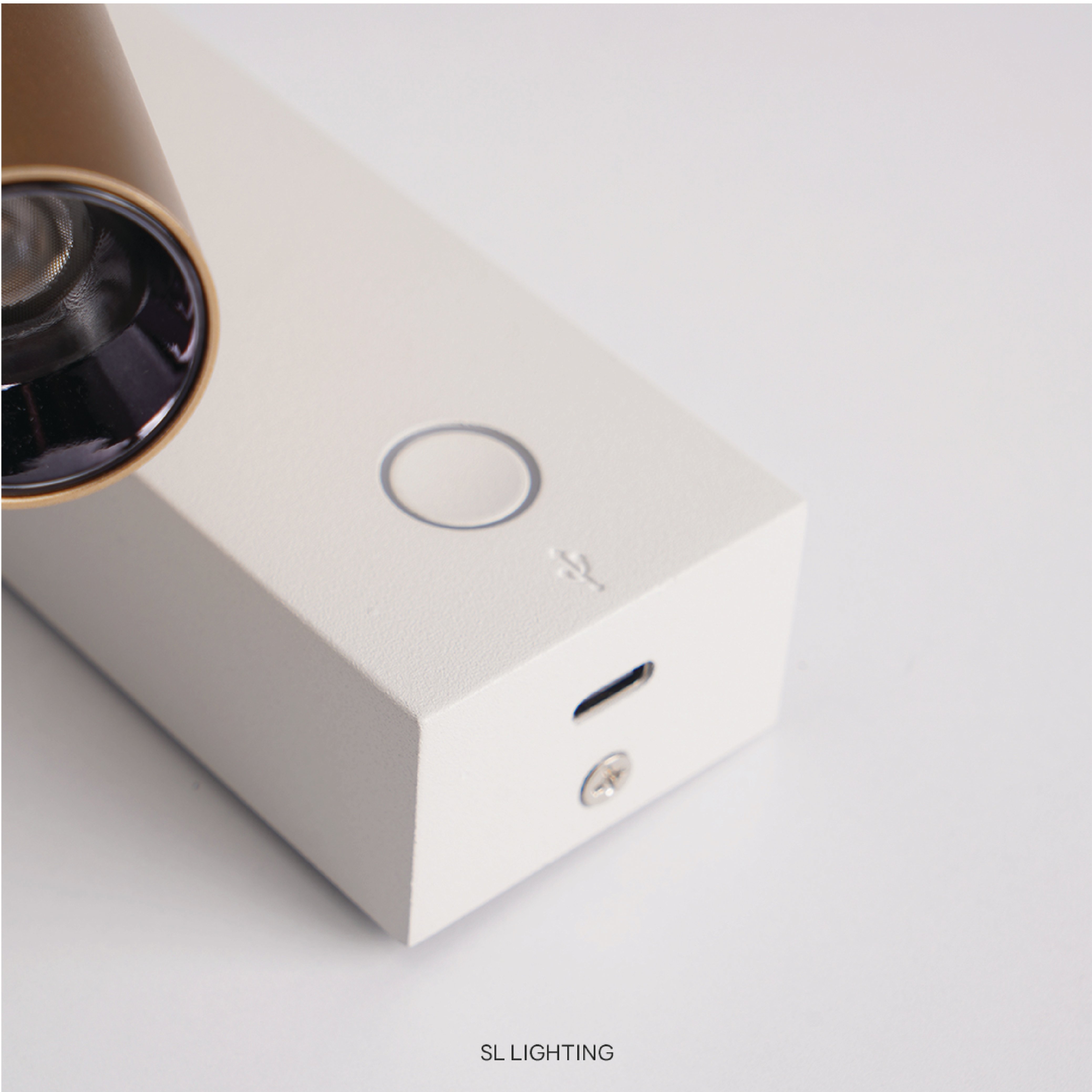 ไฟหัวเตียง LED SL LIGHTING BETT 3 วัตต์ WARM WHITE Touch Control พอร์ตชาร์จ Type-C สีดำ/ทอง_1
