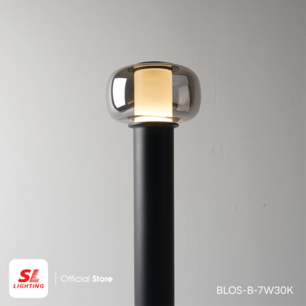 ไฟทางเดิน LED SL LIGHTING BLOS 7 วัตต์ WARM WHITE สีดำ_3