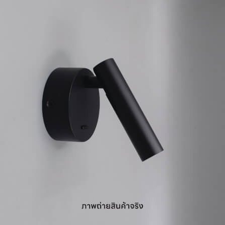 ไฟหัวเตียง LED SL LIGHTING CAMA 3 วัตต์ WARM WHITE สีดำ_4