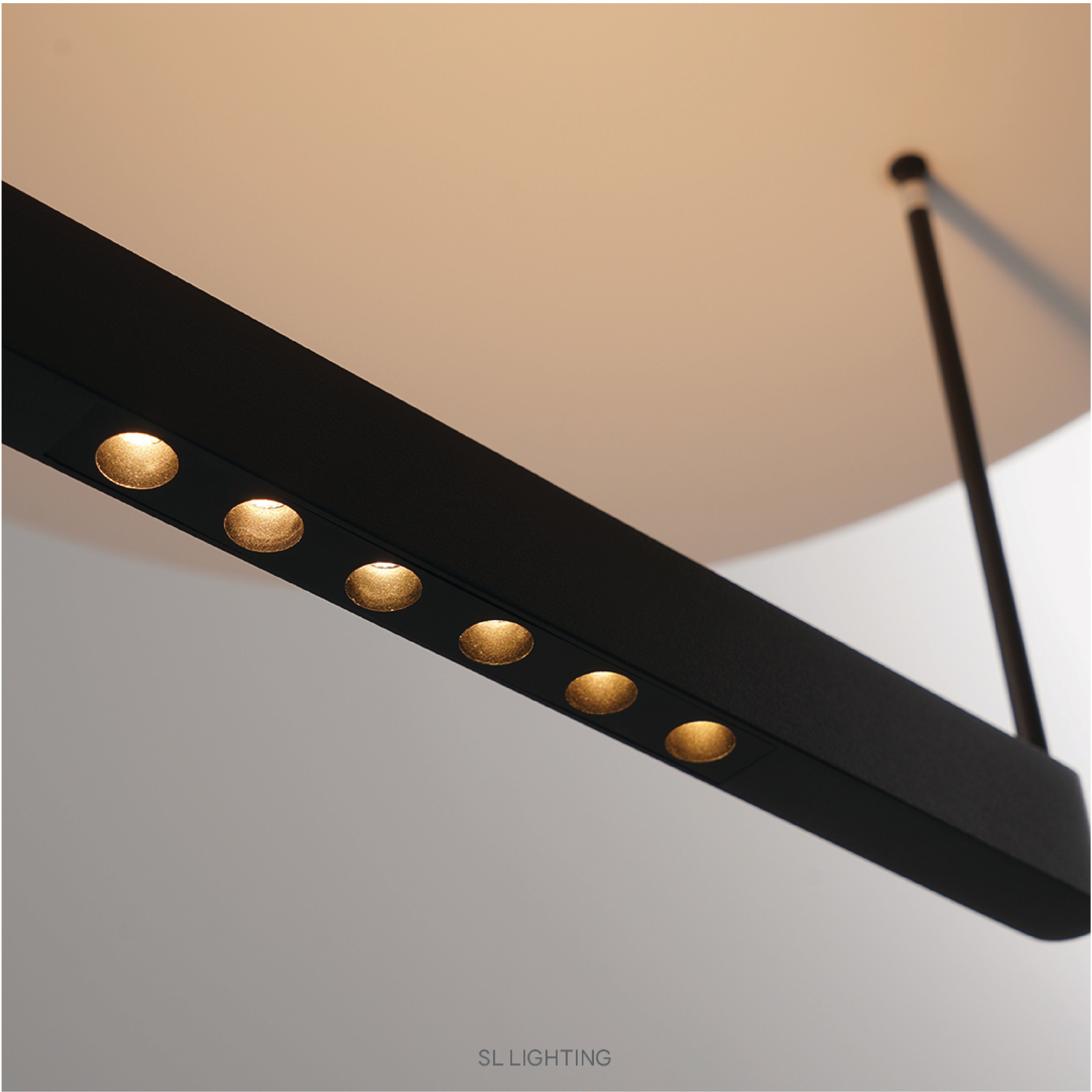 ไฟช่อ LED SL LIGHTING รุ่น CHIPS 23 วัตต์ 42 ซม. WARM WHITE สีดำ