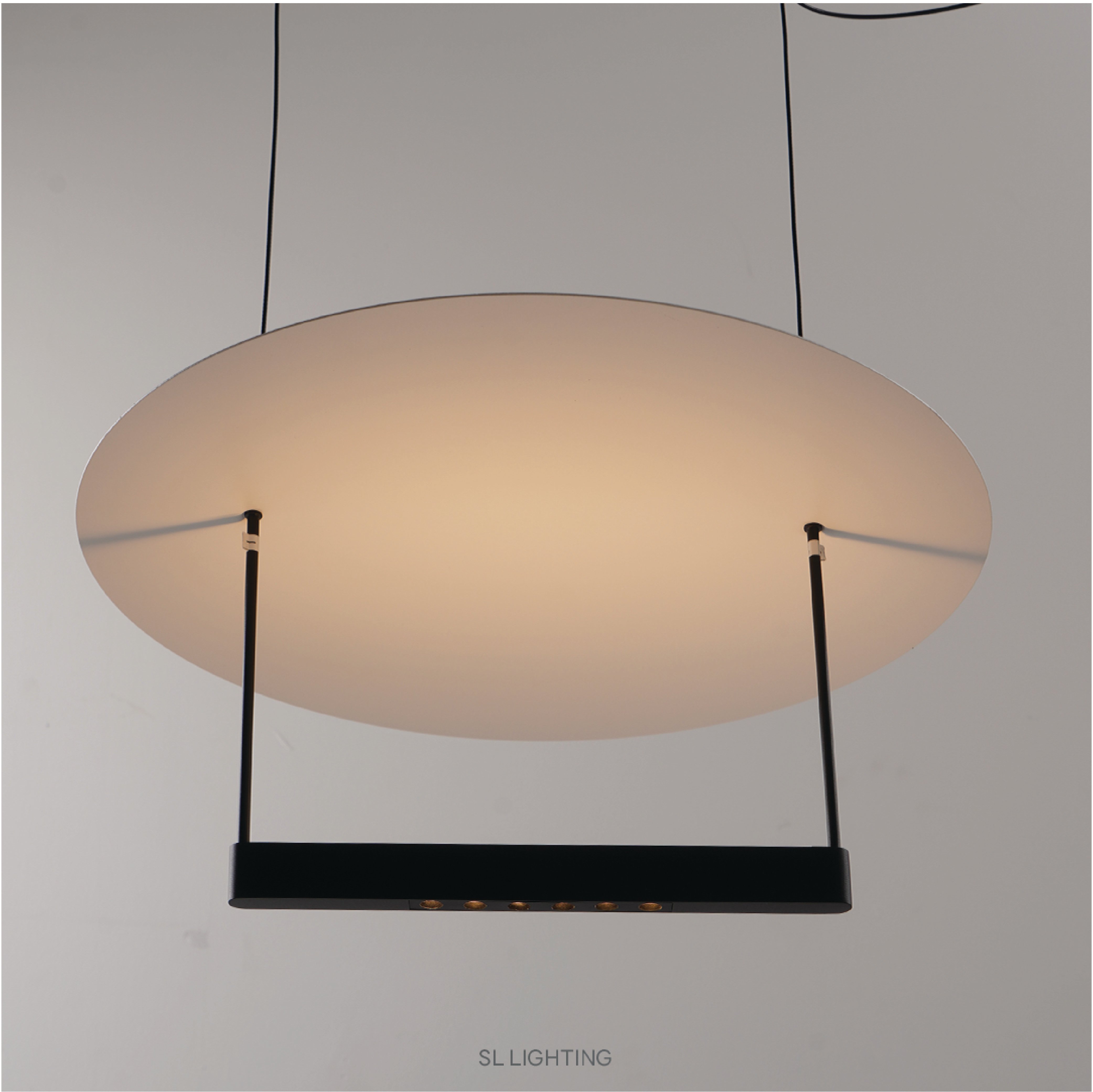ไฟช่อ LED SL LIGHTING รุ่น CHIPS 23 วัตต์ 42 ซม. WARM WHITE สีดำ