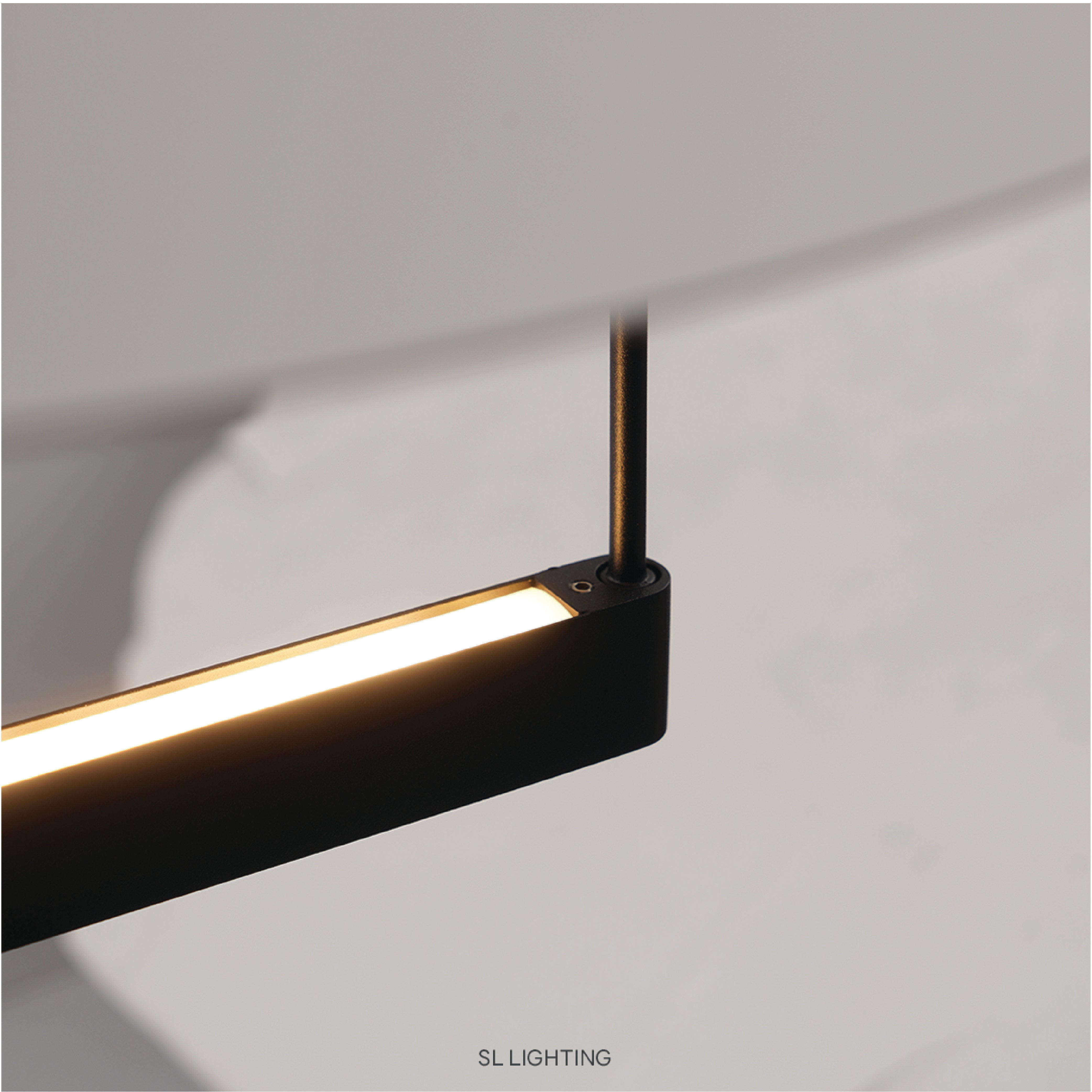 ไฟช่อ LED SL LIGHTING รุ่น CHIPS 23 วัตต์ 42 ซม. WARM WHITE สีดำ_2
