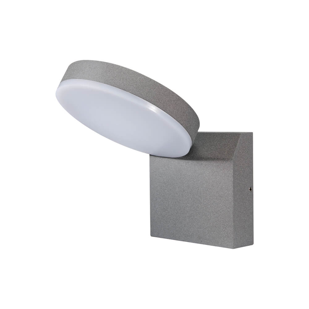 ไฟผนังภายนอก LED SL LIGHTING FIORE 12 วัตต์ WARM WHITE สีเทา