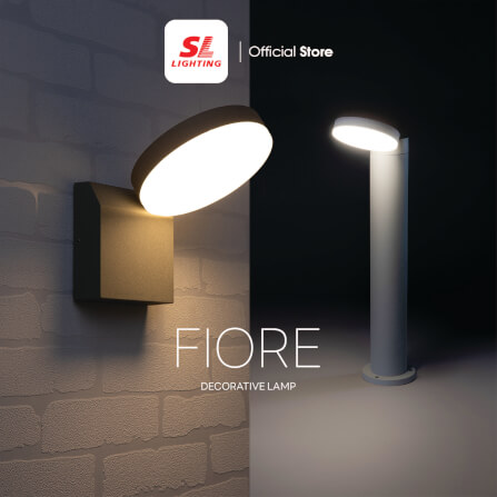ไฟทางเดิน LED SL LIGHTING FIORE 12 วัตต์ WARM WHITE สีเทา_5