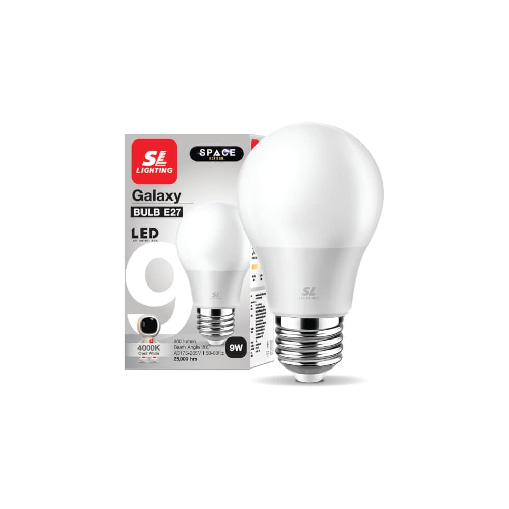 หลอด LED BULB SL LIGHTING 9 วัตต์ COOL WHITE E27_8